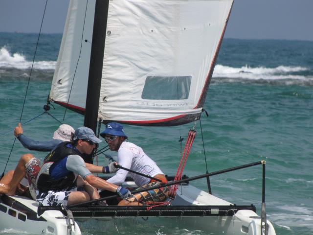 Sailing in Israel Catamaran