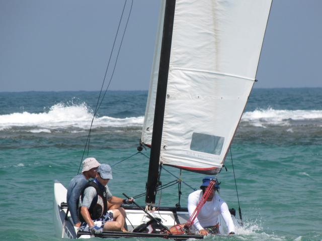 Sailing in Israel Catamaran